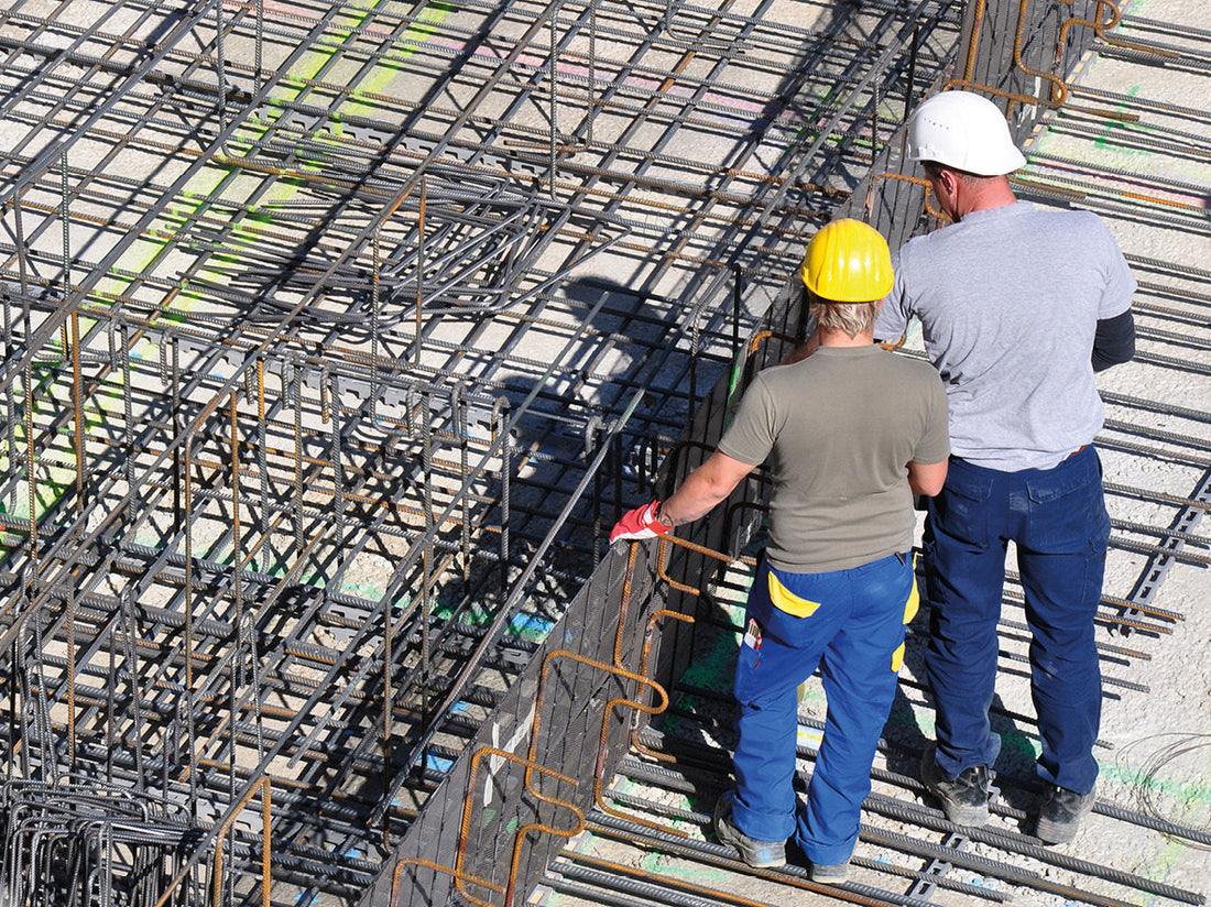 Männer auf einer Baustelle
