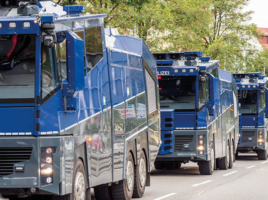 Antirutsch bei Einsatzfahrzeugen - THW, Feuerwehr, Polizei, Rotes Kreuz, DLRG etc.