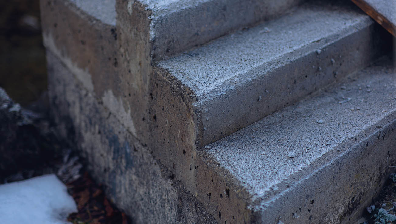 Antirutsch auf Treppe