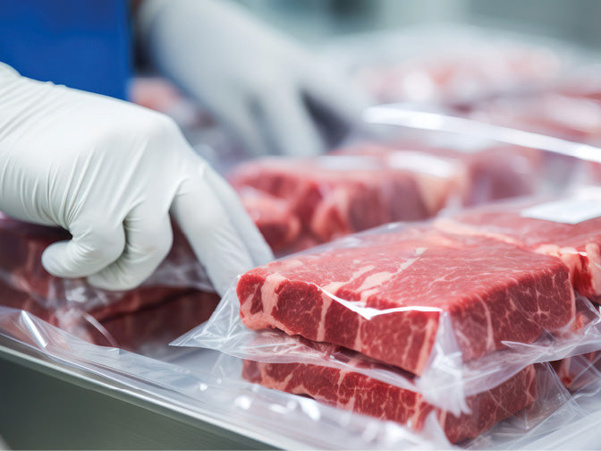 Herstellung von industriell abgepacktem Fleisch