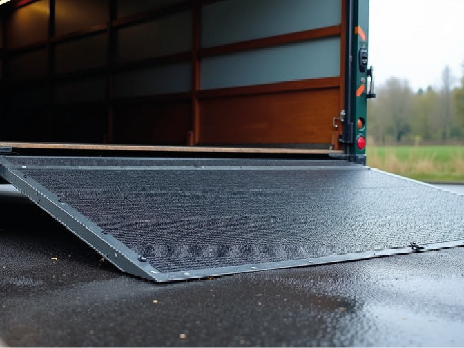 Laderampe LKW aus Metall