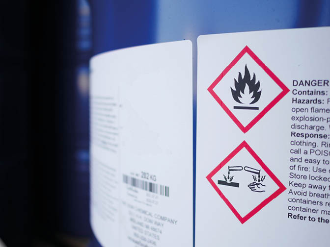 Beständigkeit gegen Chemikalien