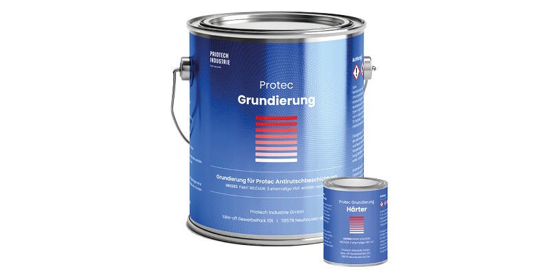 Dosen Antirutschbeschichtung von Priotech Indutrie
