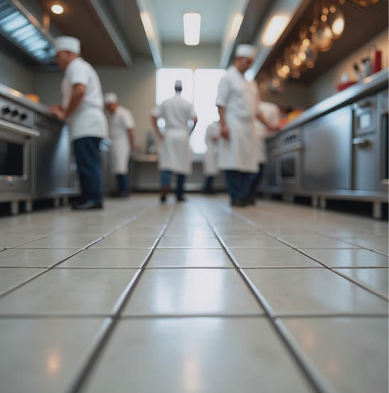 Antirutsch Fliesen in einer Küche