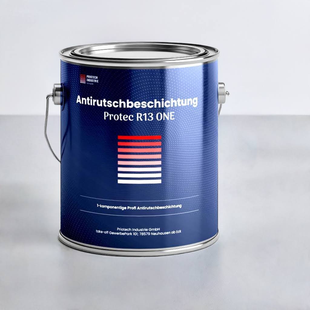 Antirutschbeschichtung Protec R13 ONE. - Priotech Industrie