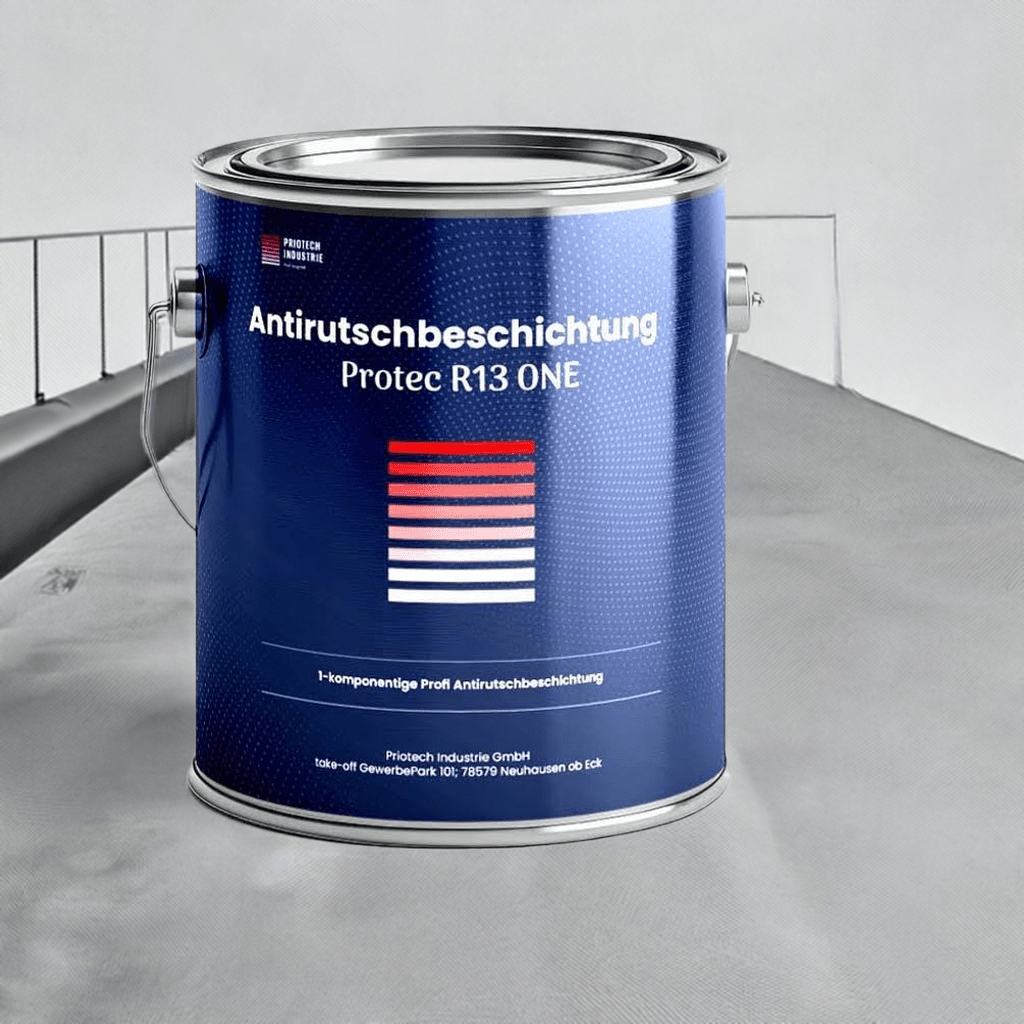 Antirutschbeschichtung Protec R13 ONE. - Priotech Industrie